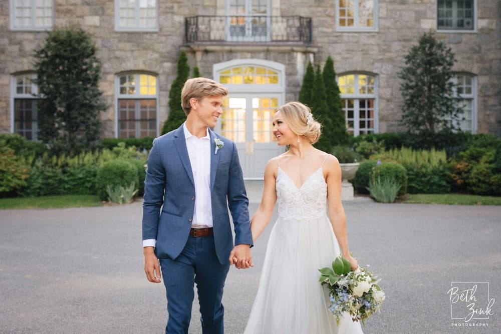 Lauren + Mike's Dusty Blue Styled Shoot at Wainwright House — photograph 3 of 20