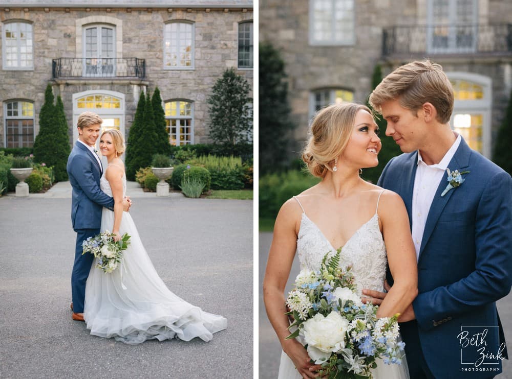 Lauren + Mike's Dusty Blue Styled Shoot at Wainwright House — photograph 11 of 20