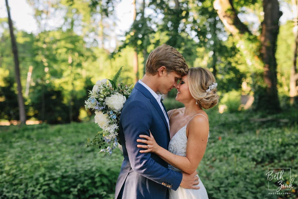 Lauren + Mike's Dusty Blue Styled Shoot at Wainwright House — photograph 18 of 20