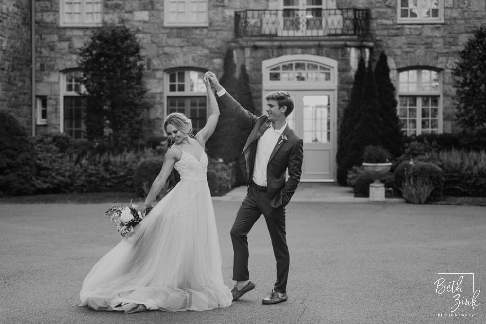 Lauren + Mike's Dusty Blue Styled Shoot at Wainwright House — photograph 19 of 20