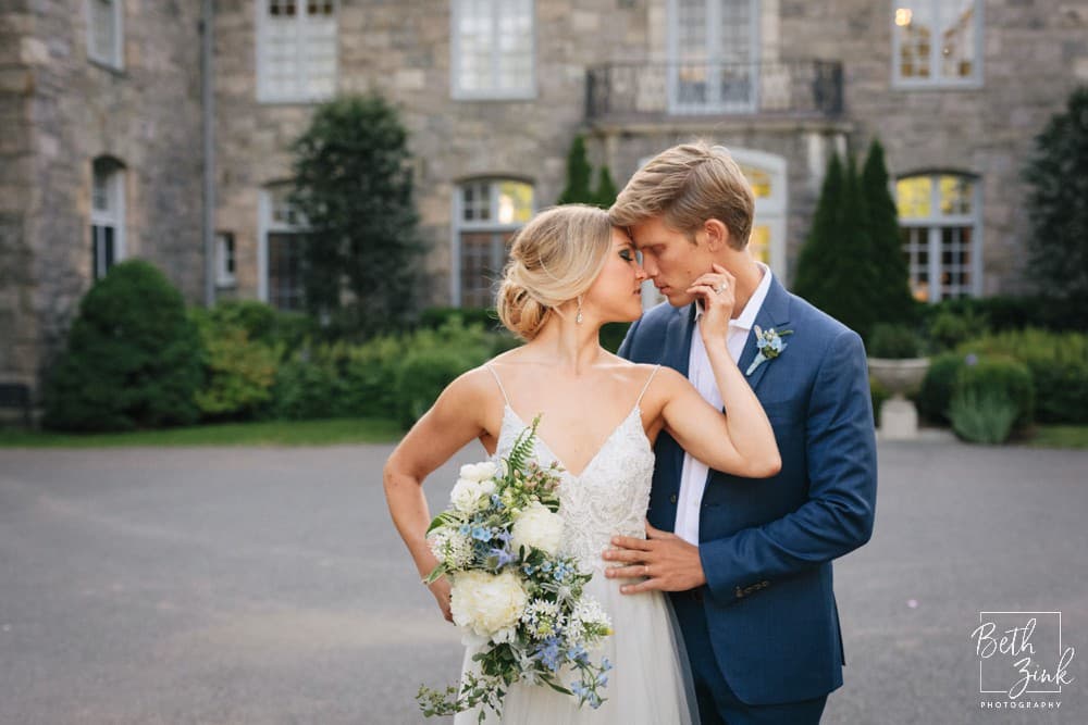 Lauren + Mike's Dusty Blue Styled Shoot at Wainwright House — photograph 20 of 20