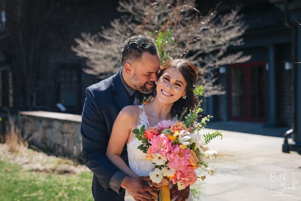 Alana + Oscar's Vintage Styled Shoot at Greenwich Audubon Center — photograph 18 of 23