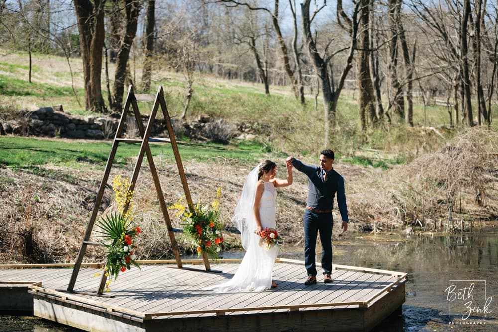Hallie + John's Styled Shoot at Greenwich Audubon Center — photograph 7 of 24