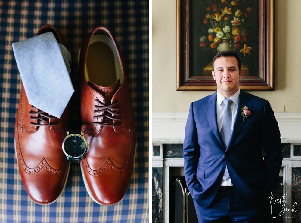 Marissa + Matt's Wedding at Planting Fields Arboretum — photograph 6 of 75