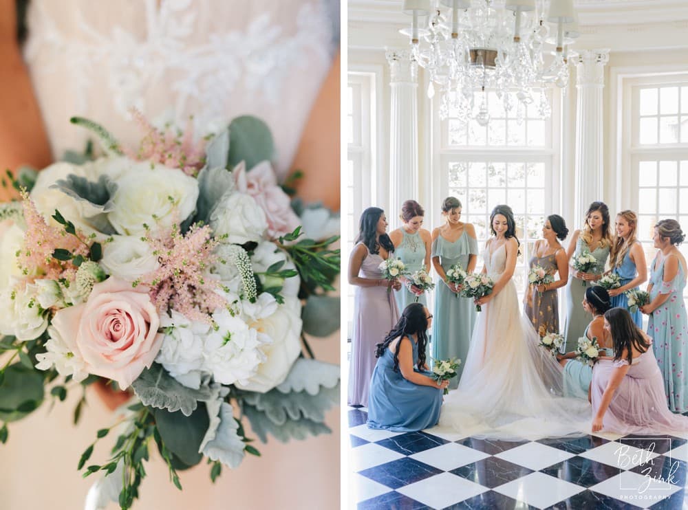 Marissa + Matt's Wedding at Planting Fields Arboretum — photograph 14 of 75
