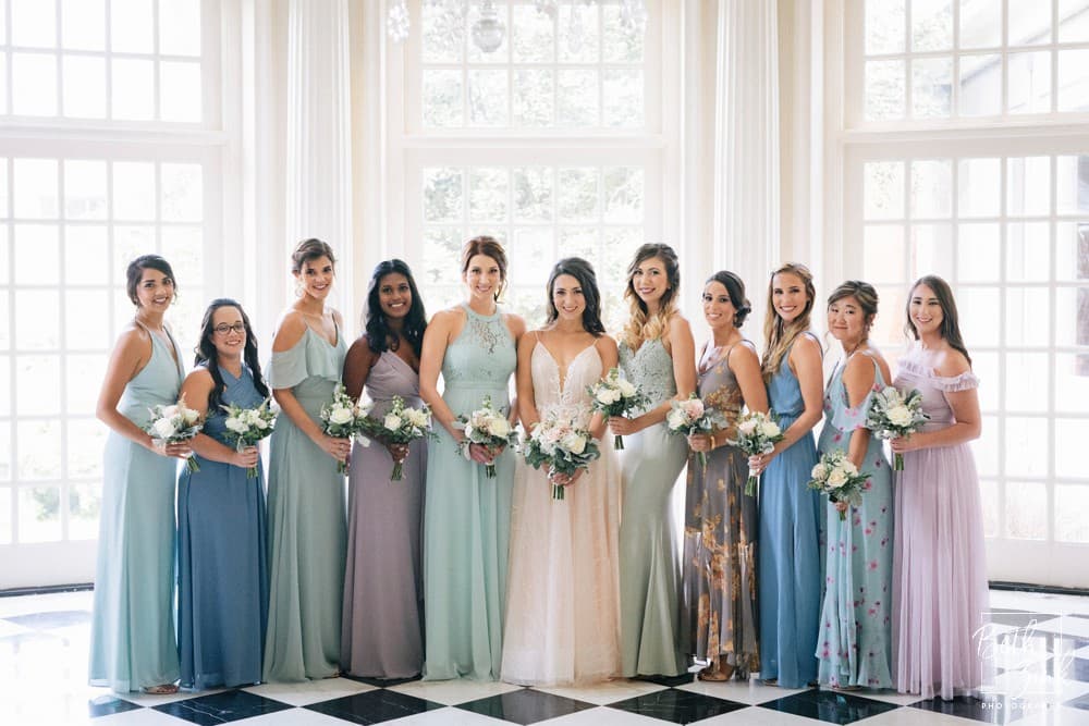 Marissa + Matt's Wedding at Planting Fields Arboretum — photograph 16 of 75