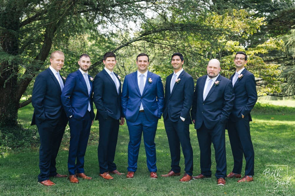 Marissa + Matt's Wedding at Planting Fields Arboretum — photograph 17 of 75