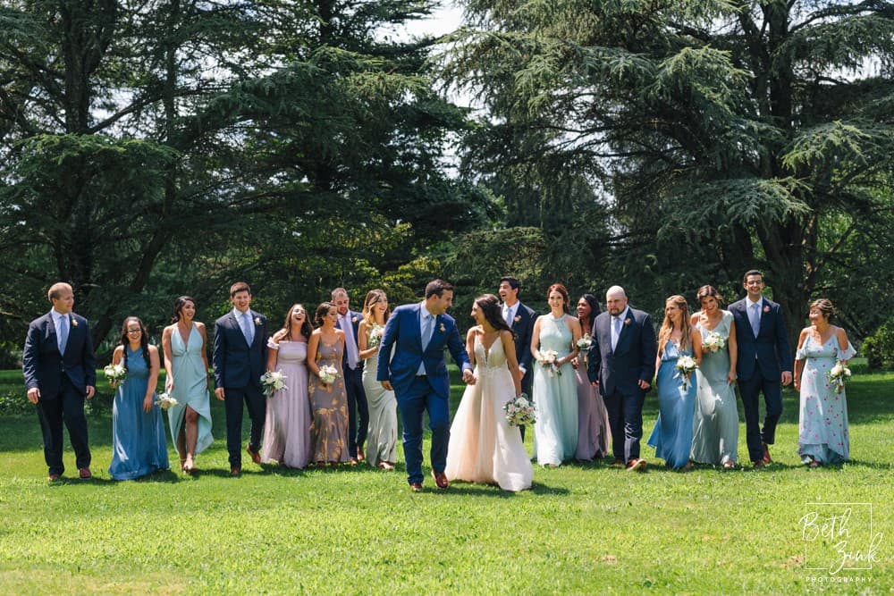 Marissa + Matt's Wedding at Planting Fields Arboretum — photograph 34 of 75
