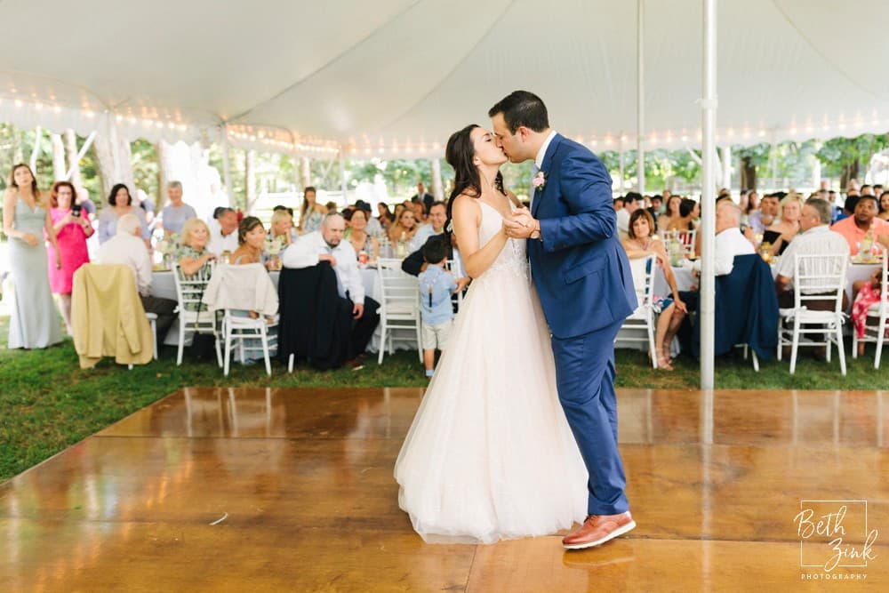 Marissa + Matt's Wedding at Planting Fields Arboretum — photograph 75 of 75