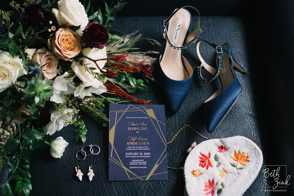 Lisa + Leif's Wedding at Hudson Loft — photograph 6 of 80