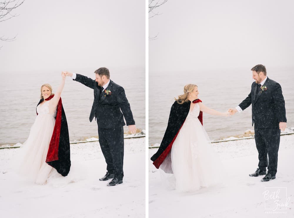 Lisa + Leif's Wedding at Hudson Loft — photograph 17 of 80