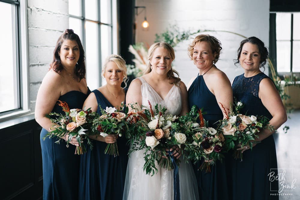 Lisa + Leif's Wedding at Hudson Loft — photograph 27 of 80