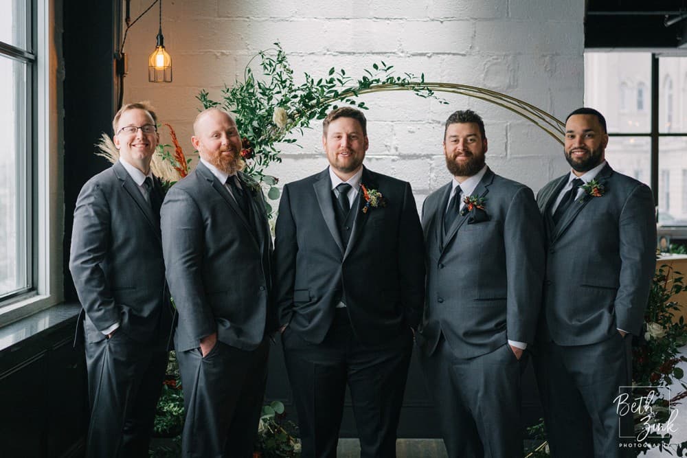 Lisa + Leif's Wedding at Hudson Loft — photograph 31 of 80