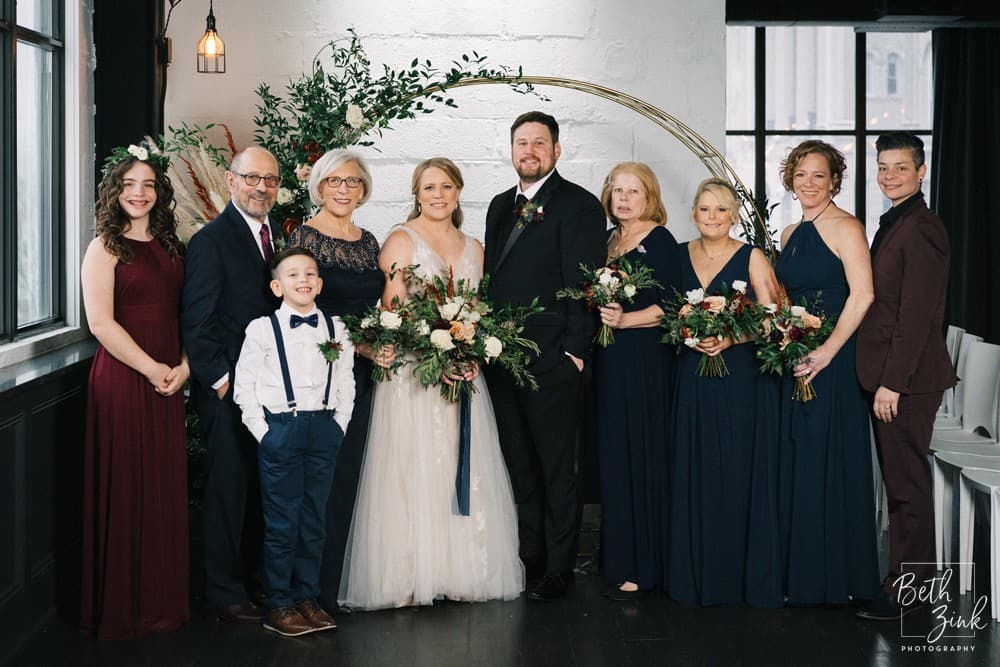 Lisa + Leif's Wedding at Hudson Loft — photograph 35 of 80