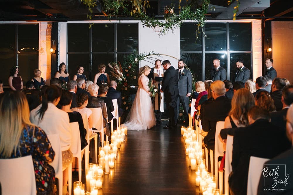 Lisa + Leif's Wedding at Hudson Loft — photograph 39 of 80