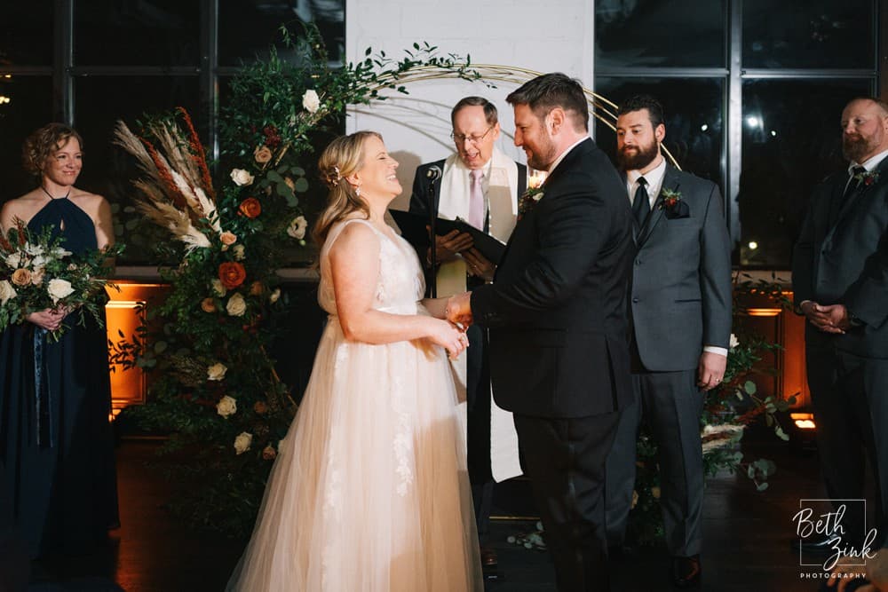 Lisa + Leif's Wedding at Hudson Loft — photograph 43 of 80