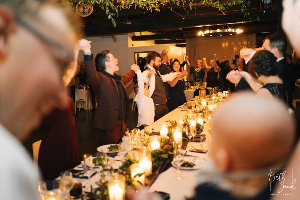 Lisa + Leif's Wedding at Hudson Loft — photograph 60 of 80