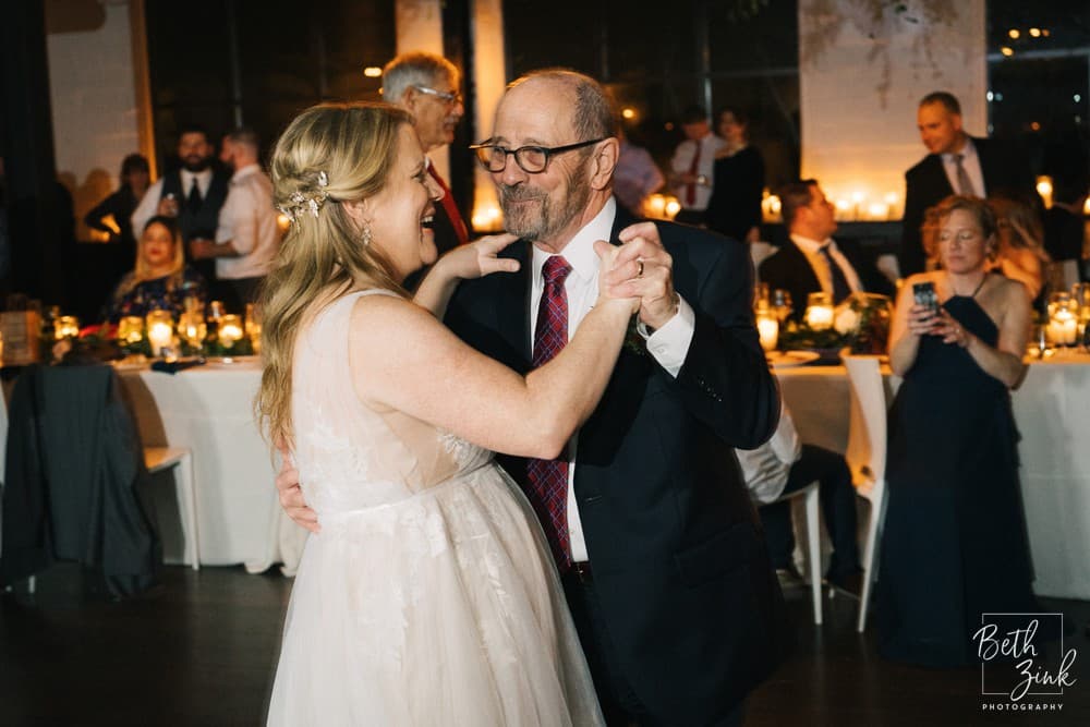 Lisa + Leif's Wedding at Hudson Loft — photograph 77 of 80