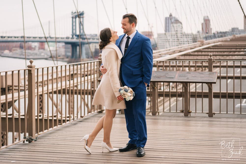 Moira + Matt's Elopement at City Hall, NYC — photograph 3 of 37