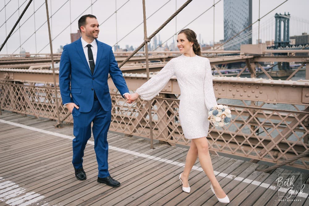 Moira + Matt's Elopement at City Hall, NYC — photograph 2 of 37