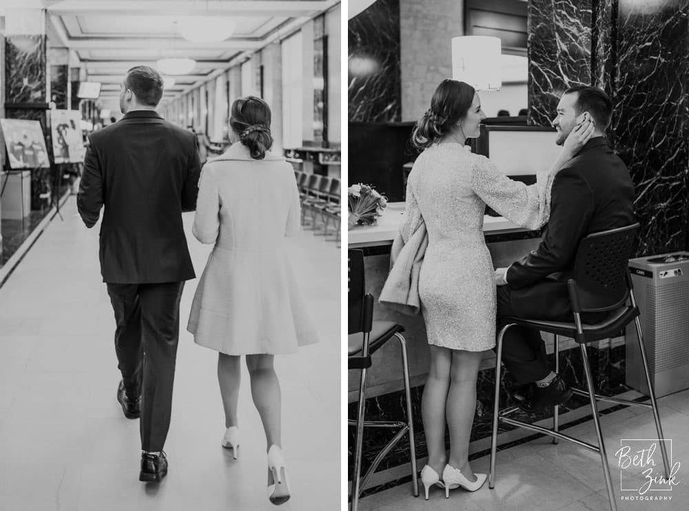 Moira + Matt's Elopement at City Hall, NYC — photograph 4 of 37