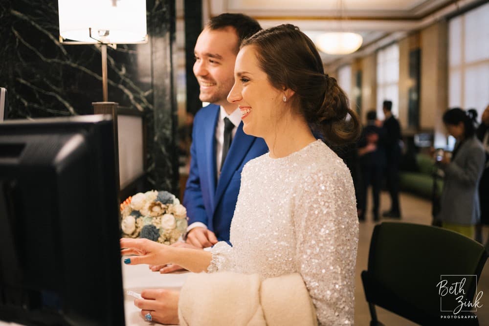 Moira + Matt's Elopement at City Hall, NYC — photograph 5 of 37