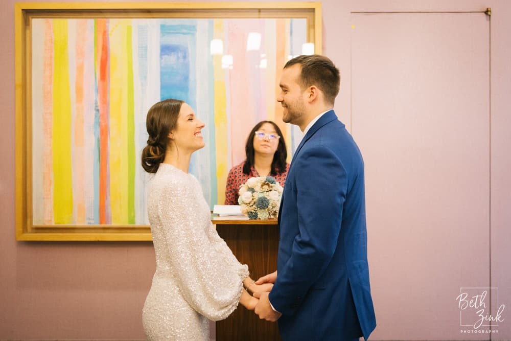Moira + Matt's Elopement at City Hall, NYC — photograph 15 of 37