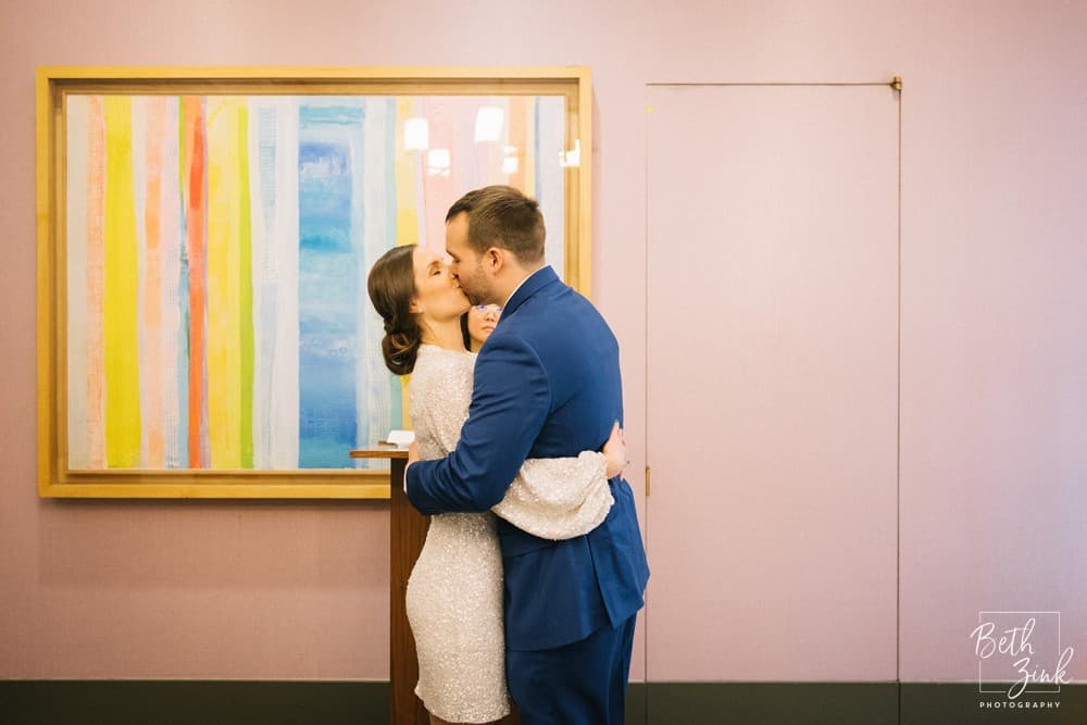 Moira + Matt's Elopement at City Hall, NYC — photograph 16 of 37