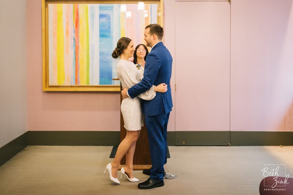 Moira + Matt's Elopement at City Hall, NYC — photograph 17 of 37
