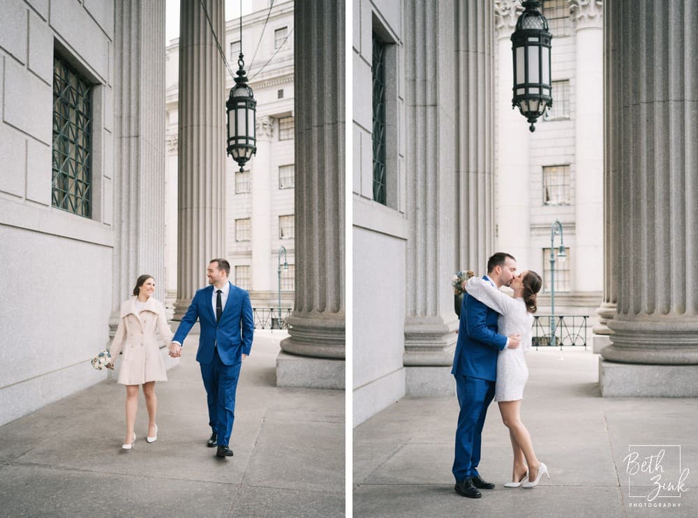 Moira + Matt's Elopement at City Hall, NYC — photograph 20 of 37