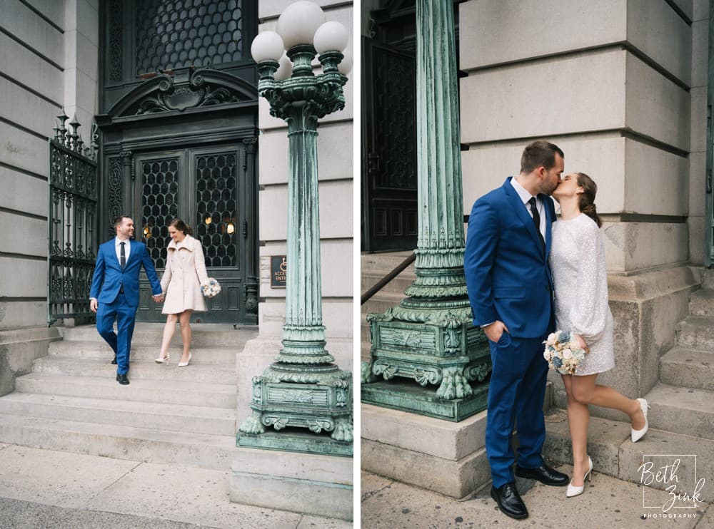 Moira + Matt's Elopement at City Hall, NYC — photograph 24 of 37