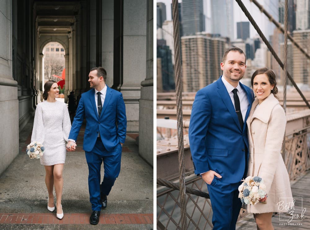 Moira + Matt's Elopement at City Hall, NYC — photograph 26 of 37