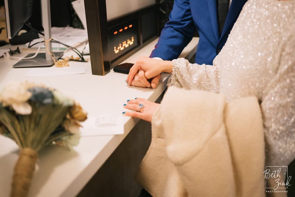 Moira + Matt's Elopement at City Hall, NYC — photograph 8 of 37