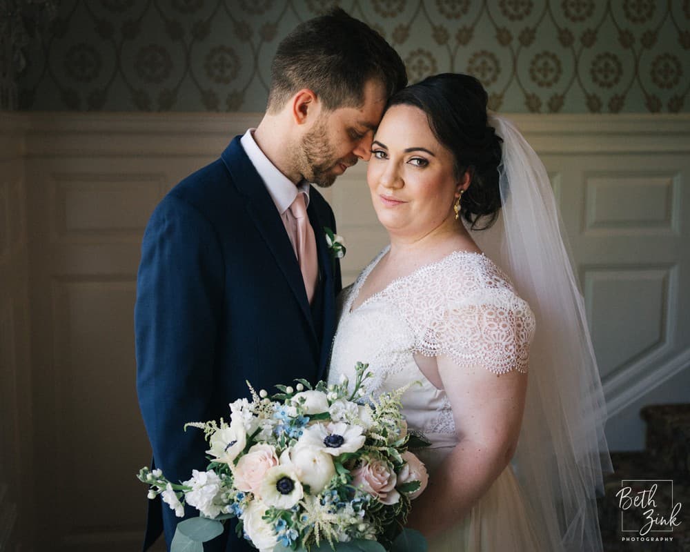Rebecca + Andrew's Wedding at Lounsbury House — photograph 3 of 64