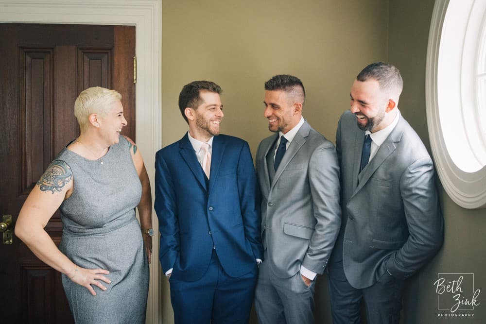 Rebecca + Andrew's Wedding at Lounsbury House — photograph 12 of 64