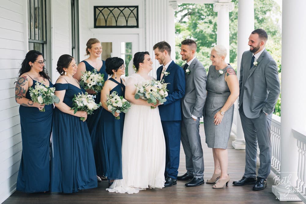 Rebecca + Andrew's Wedding at Lounsbury House — photograph 22 of 64