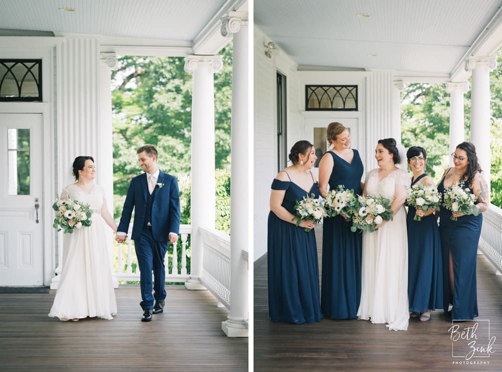 Rebecca + Andrew's Wedding at Lounsbury House — photograph 23 of 64