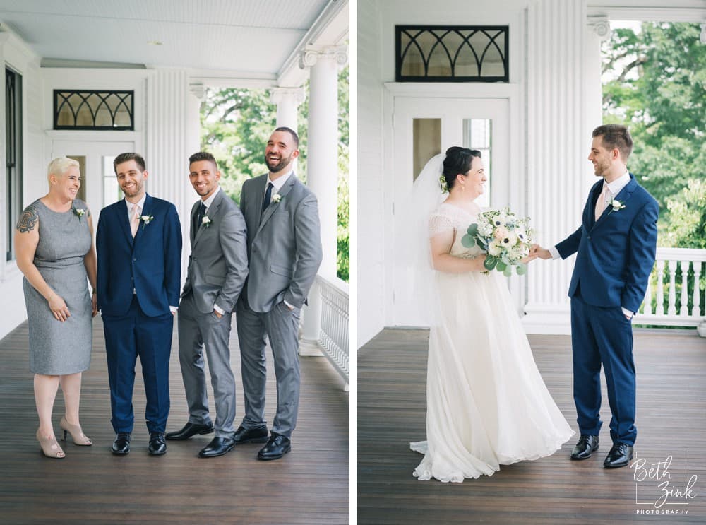 Rebecca + Andrew's Wedding at Lounsbury House — photograph 24 of 64
