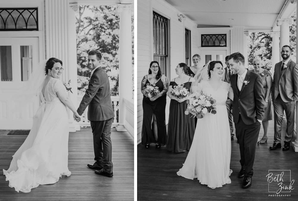 Rebecca + Andrew's Wedding at Lounsbury House — photograph 26 of 64