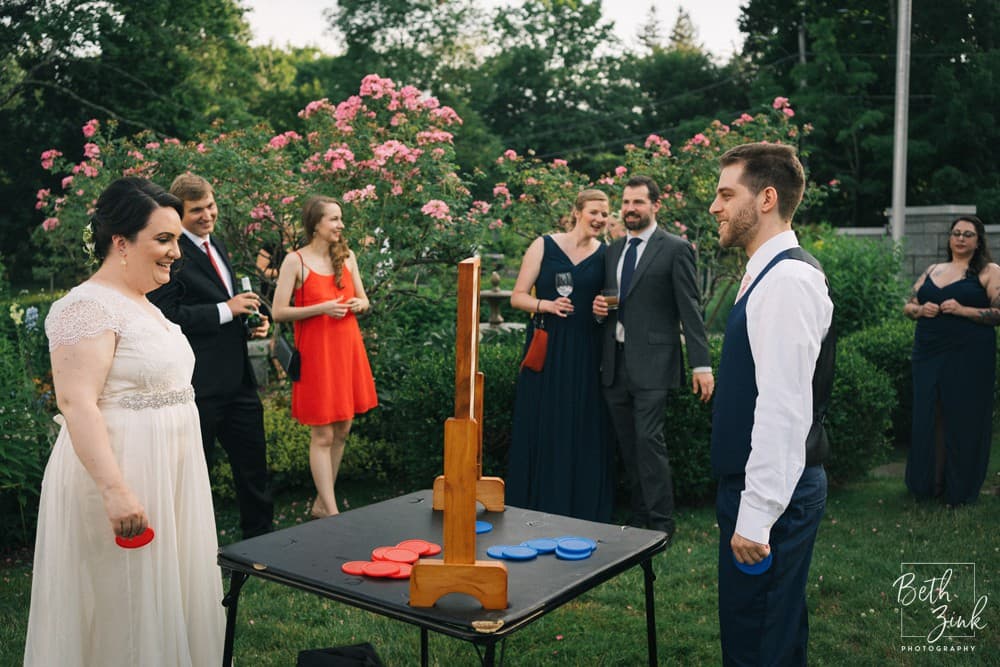 Rebecca + Andrew's Wedding at Lounsbury House — photograph 43 of 64
