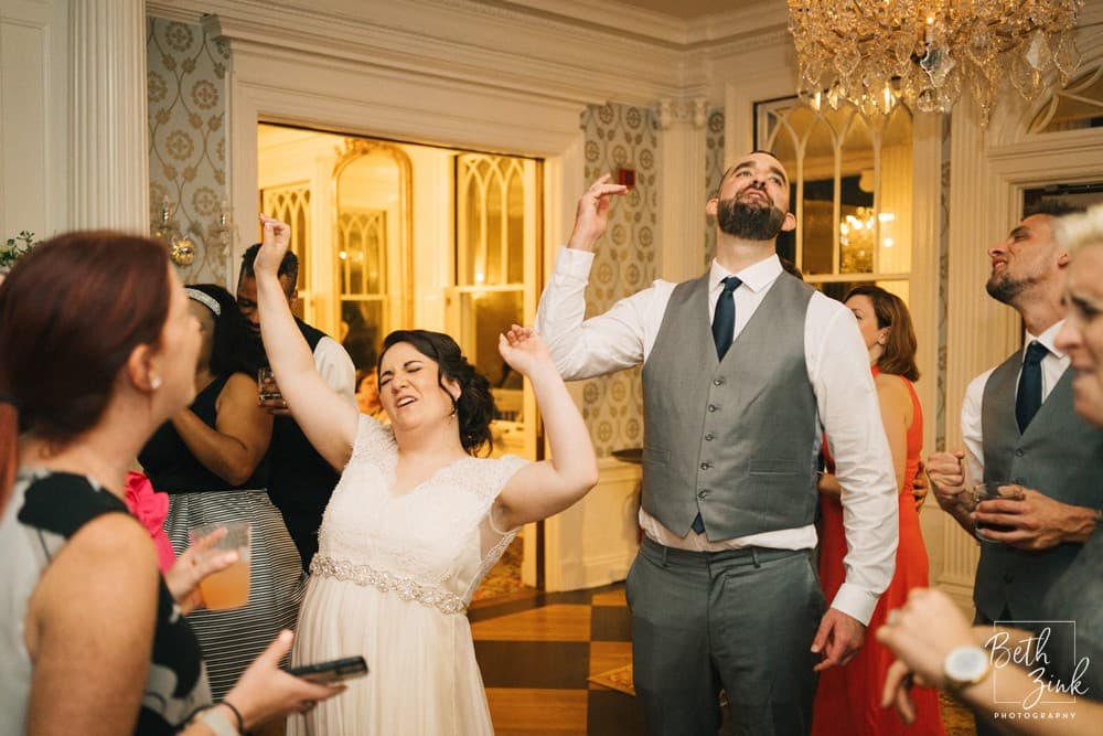 Rebecca + Andrew's Wedding at Lounsbury House — photograph 50 of 64