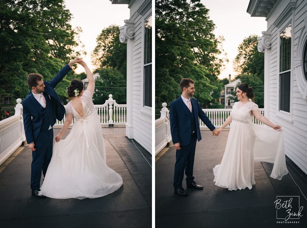 Rebecca + Andrew's Wedding at Lounsbury House — photograph 62 of 64