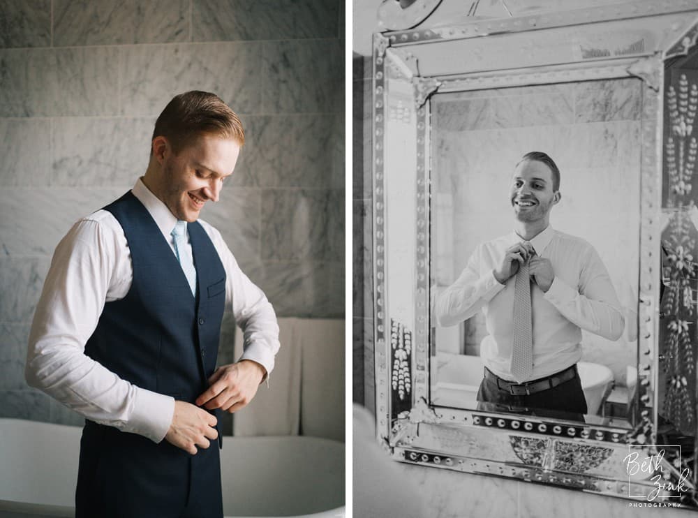 Regina + Ben's Wedding at Glenmere Mansion — photograph 14 of 61