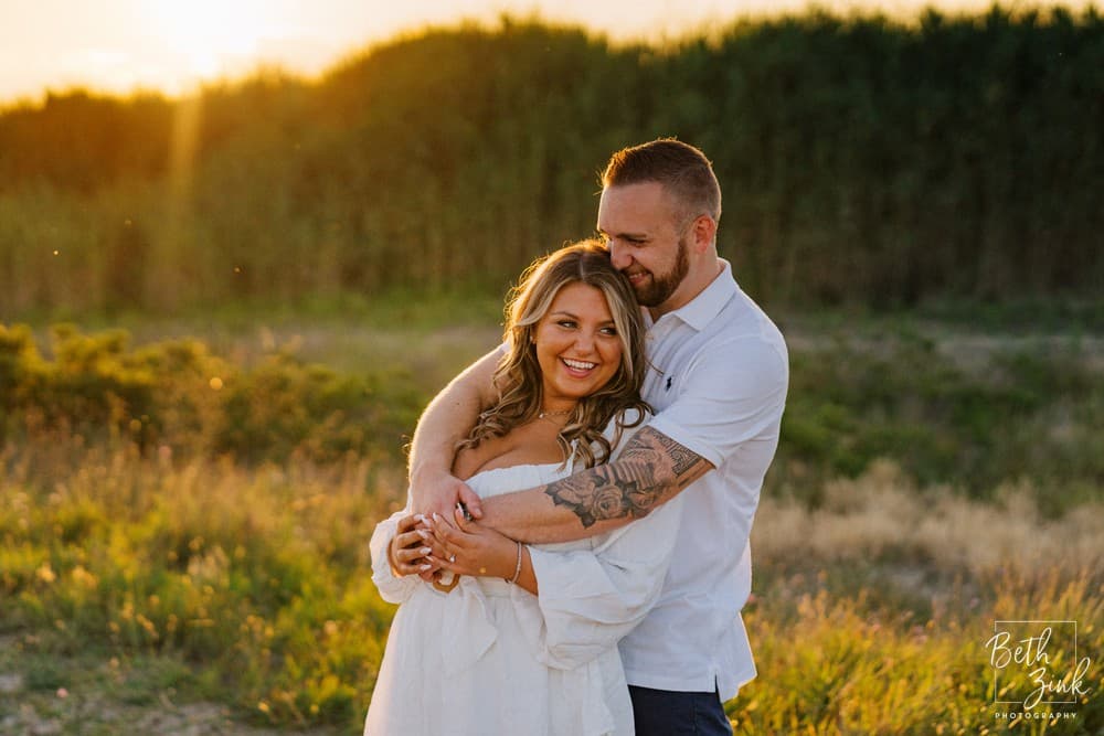 Nikki + Alex’s Engagement Heckscher State Park