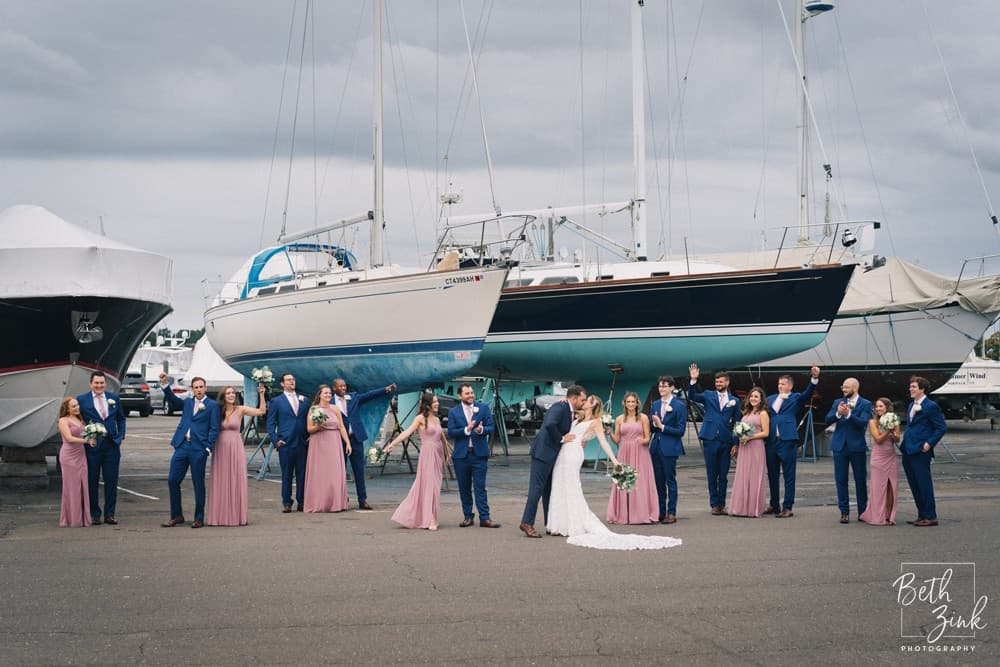 Samara + Dan's Wedding at The Point at Norwalk Cove — photograph 3 of 138