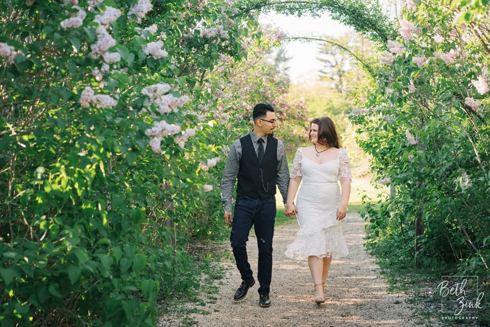 Nicole + Ed’s Engagement Planting Fields Arboretum