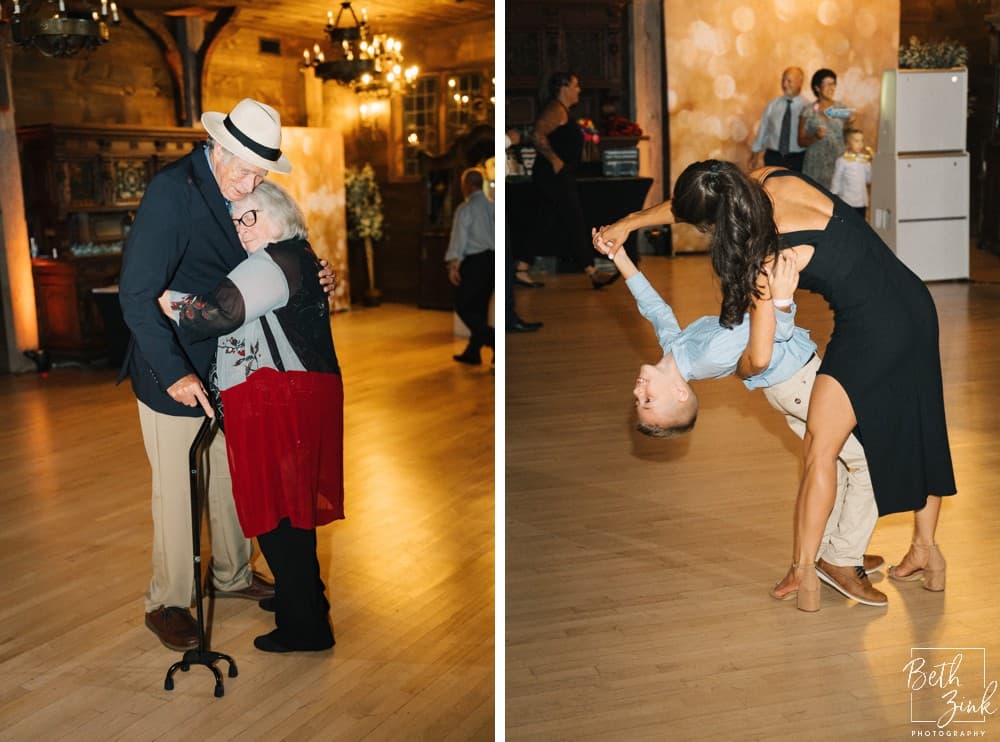 Stephanie + Joe's Wedding at Bill Miller's Castle — photograph 124 of 144