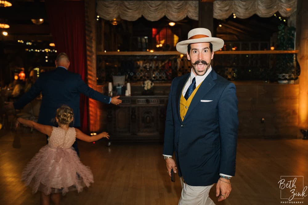 Stephanie + Joe's Wedding at Bill Miller's Castle — photograph 135 of 144
