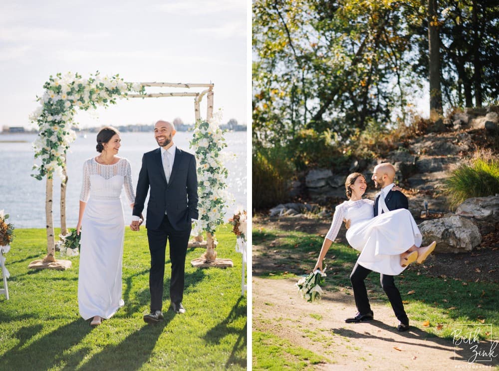 Sarah + Josh’s Wedding Inn at Longshore