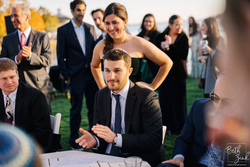 Sarah + Josh's Wedding at Inn at Longshore — photograph 42 of 216